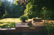 Patio With Water Feature in Cowbridge, Roberts - AFTER