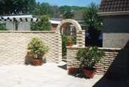 New Wall and Archway in Porthcawl