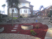 Landscaping in Coity Bridgend, White - AFTER