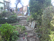 Landscaping in Coity Bridgend, White - DURING